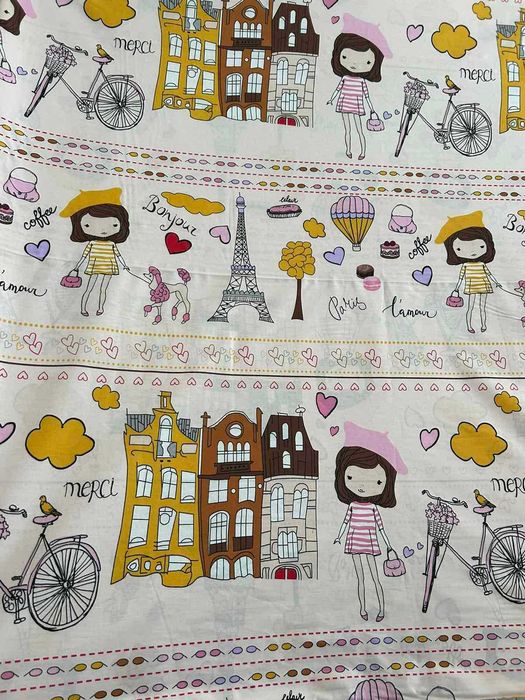 Платове за спално бельо Ранфорс 100 % памук ширина 240см