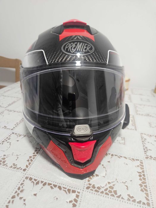 Casca Premier Hyper Carbon Red L 59cm