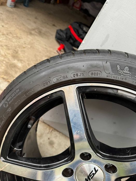Джанти TSW 17 цола с гуми Michelin Pilot sport 4 225/45/17 за VW 5x112