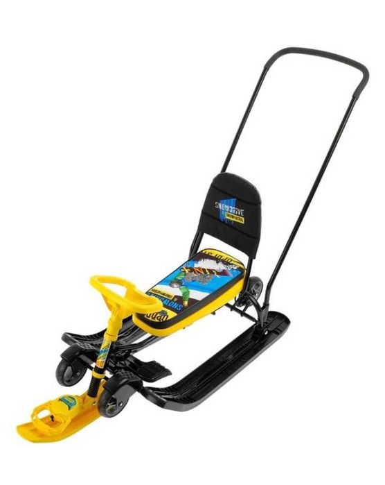 Снегокат с колёсами.