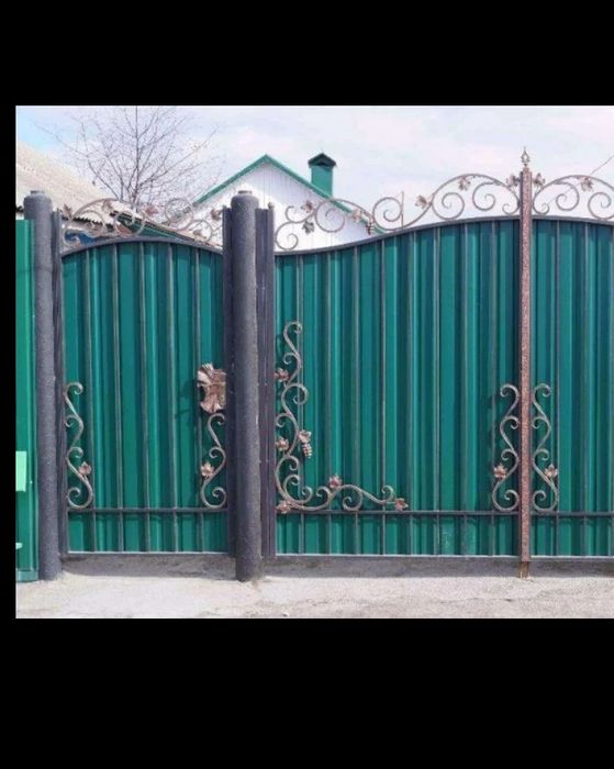 Ворота распашные, кованые, сварные и т.д.