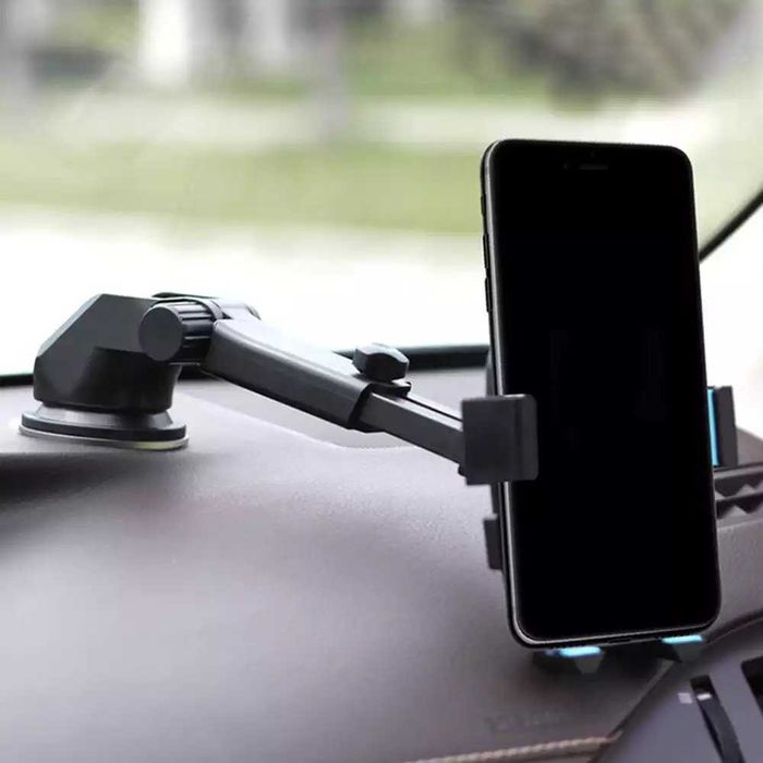 Универсална стойка за кола One Touch, телефон, за стъкло и табло 2в1