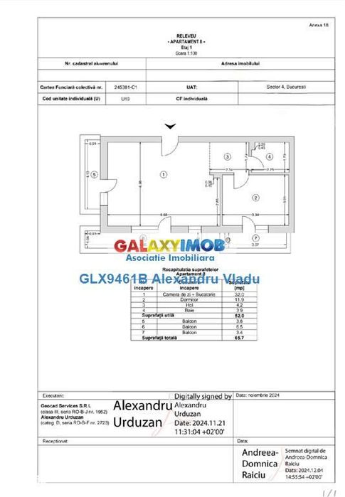 Apartament 2 camere ,66mp, et 14, Aparatorii Patriei — fotografia 3