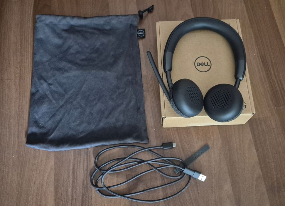 Casti Wireless Dell Pro Headset WL3024 - AI noise canceling Certificat Teams