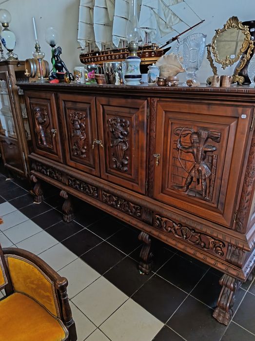 Lichidare stoc mobilier antic lemn masiv