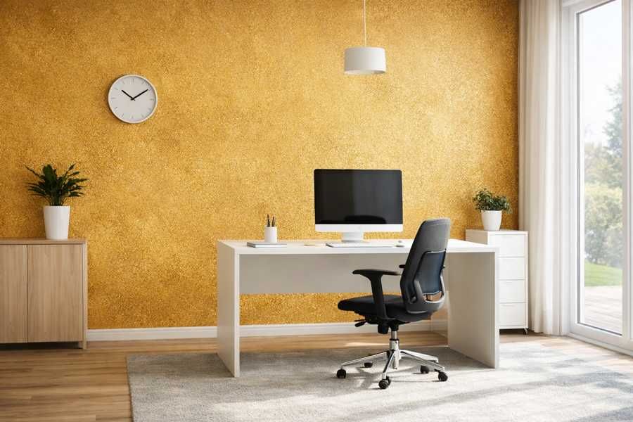 Vopsea decorativă aurie cu efect sidefat – Fiesta Gold Art 1kg