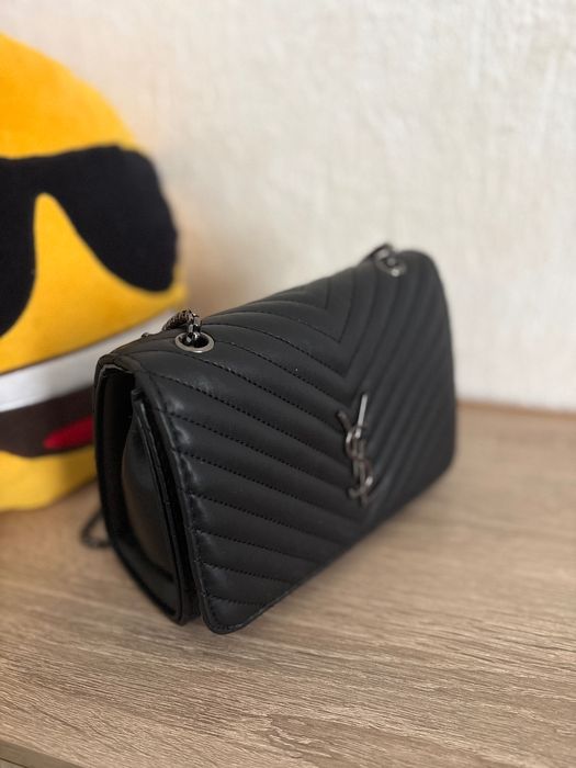 Дамска черна чанта YSL