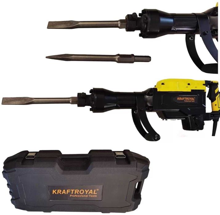 Комбиниран перфоратор-къртач KraftRoyal 2500W на ток