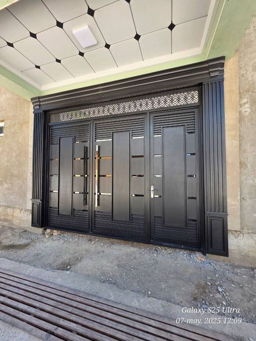 Darvoza TEMIR ESHIK Rishotka panjara Svarka xizmati Kraska sepish xizm