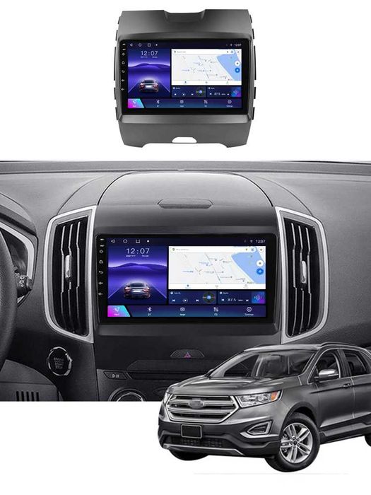 Navigatie Android 14 Ford EDGE 2015 - 2018  1/8 Gb Waze CarPlay CAMERA
