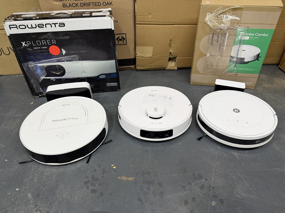 Lot 3 aspiratoare robot - Defecte / Ecovacs , Dreame / Irobot / Rowent