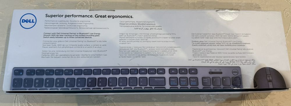 Клавиатура DELL +безжична мишка