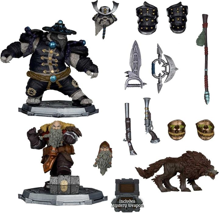 McFarlane  World of Warcraft Охотник на гномов:  Стрелок и Пандарен