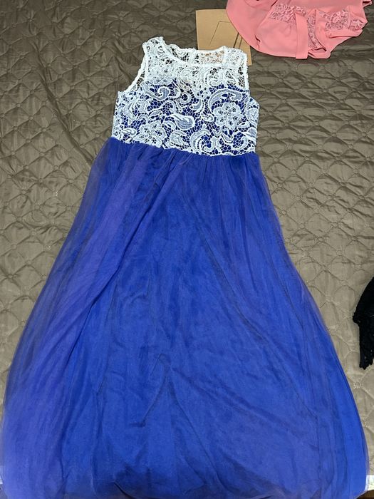 Дамска Официална рокля Кралско синьо