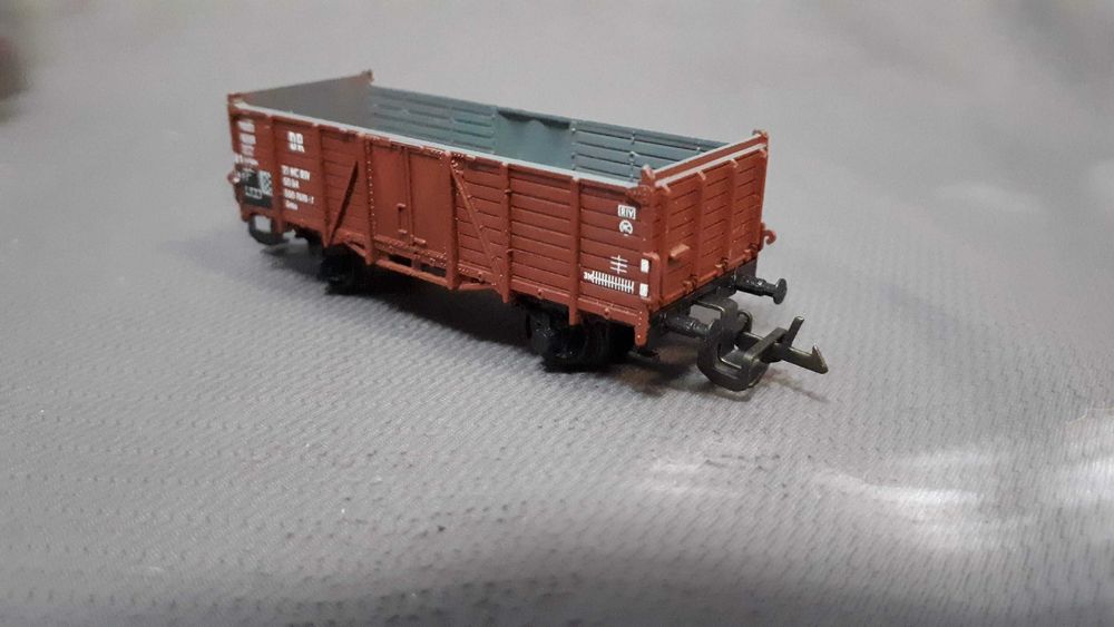 Vagon marfa trenulet electric 12mm, (TT, 1:120), in stare foarte buna