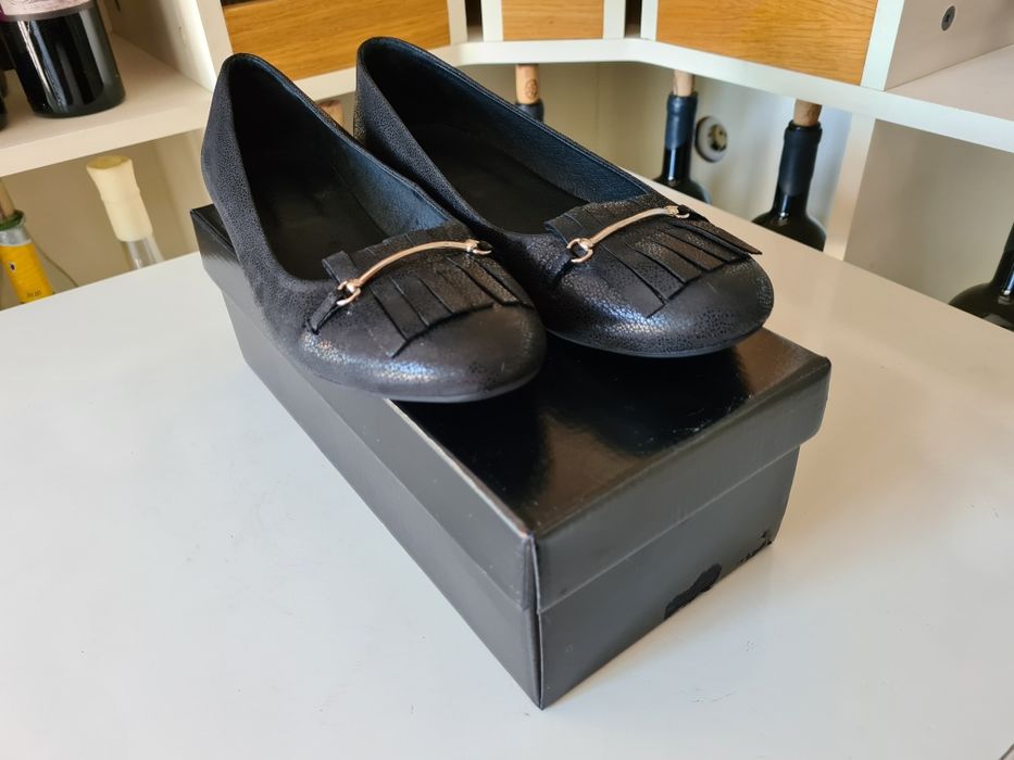 Мокасини естествена кожа