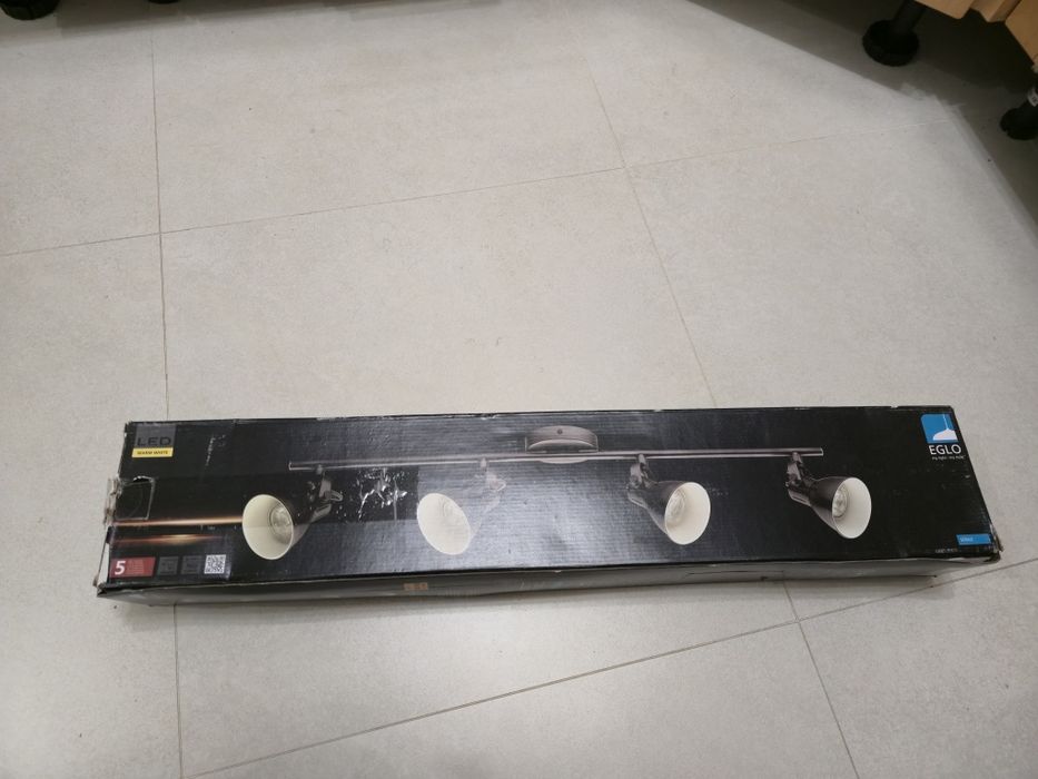 Corp iluminat Eglo Spot pe bară Seras GU10 4X3W IP20