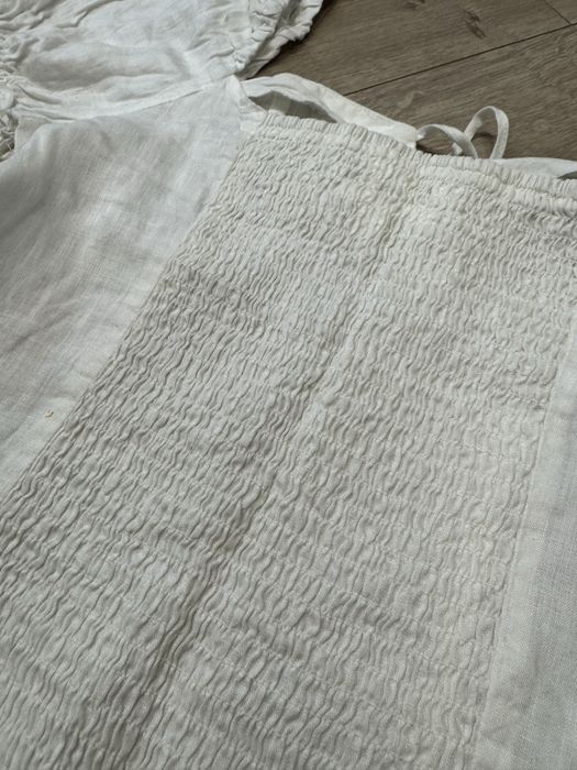 Кофточка лён белая H&M М 46