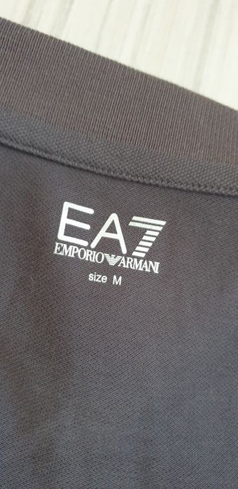 Emporio Armani EA7 Ski Team Italia Pique M НОВО ОРИГИНАЛ Дамск Тениска