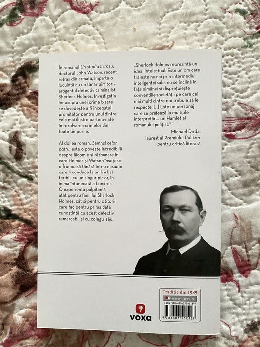 Sir Arthur Conan Doyle,un studiu in rosu semnul celor patru