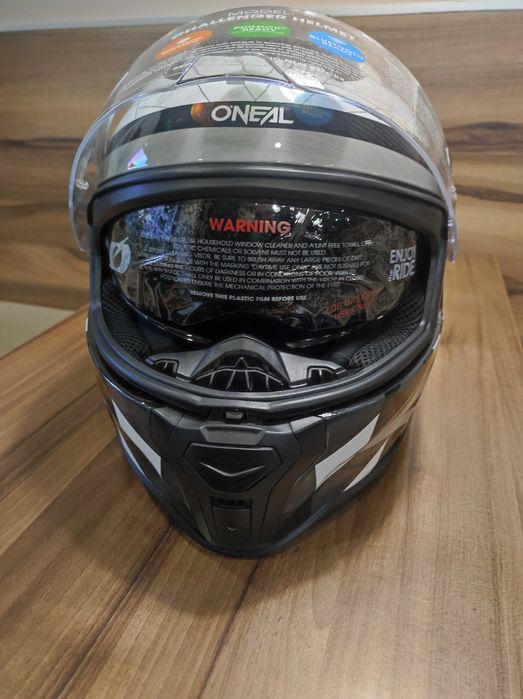 Каска O'NEAL CHALLENGER HELMET  EXO  black/gray/white  V.23