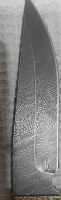 Разделочный нож с дамасской стали
