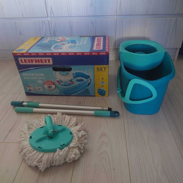 Комплект за почистване Leifheit Clean Twist Disc Mop Ergo