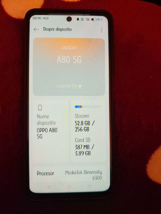 Vând  oppo A80 5G SI UN REDMI NOTE 12 S