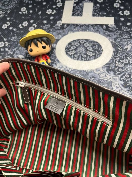 винтажная сумка gucci gg canvas