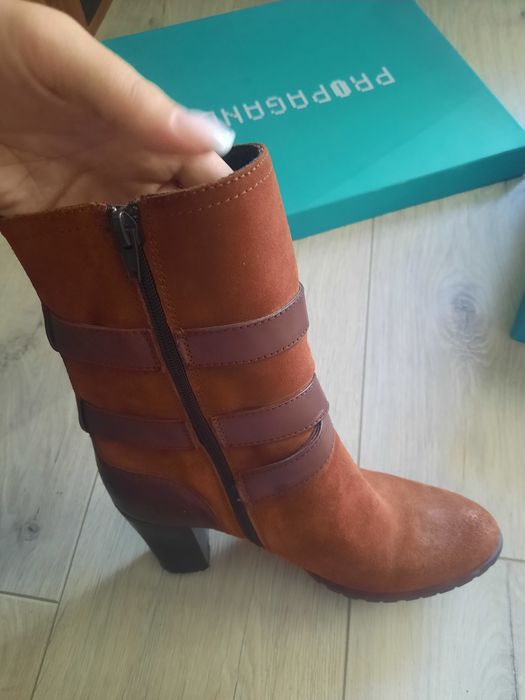 Сапоги натуральный велюр