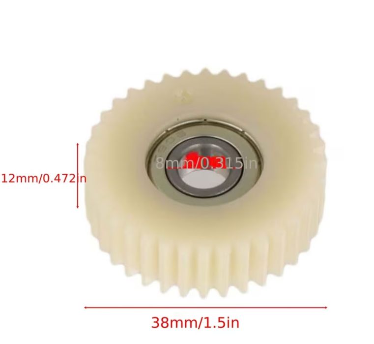 Set 3 pinioane planetare 36T (38mm) motor bicicletă electrică (Bafang, e-bike) + siguranțe