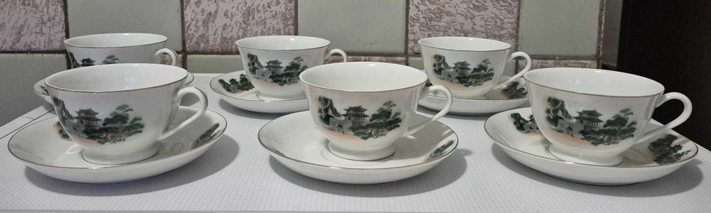 Новый чайный сервис из фарфора