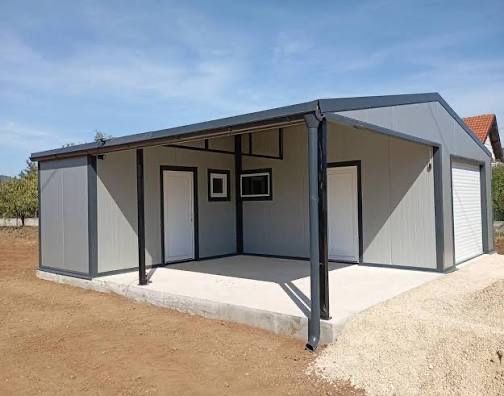 Vand garaje din profil metalic  8 x 6m