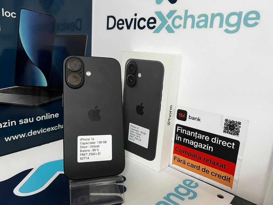 iPhone 16 128 GB 89% SH * Garantie *Buy Back * deviceXchange