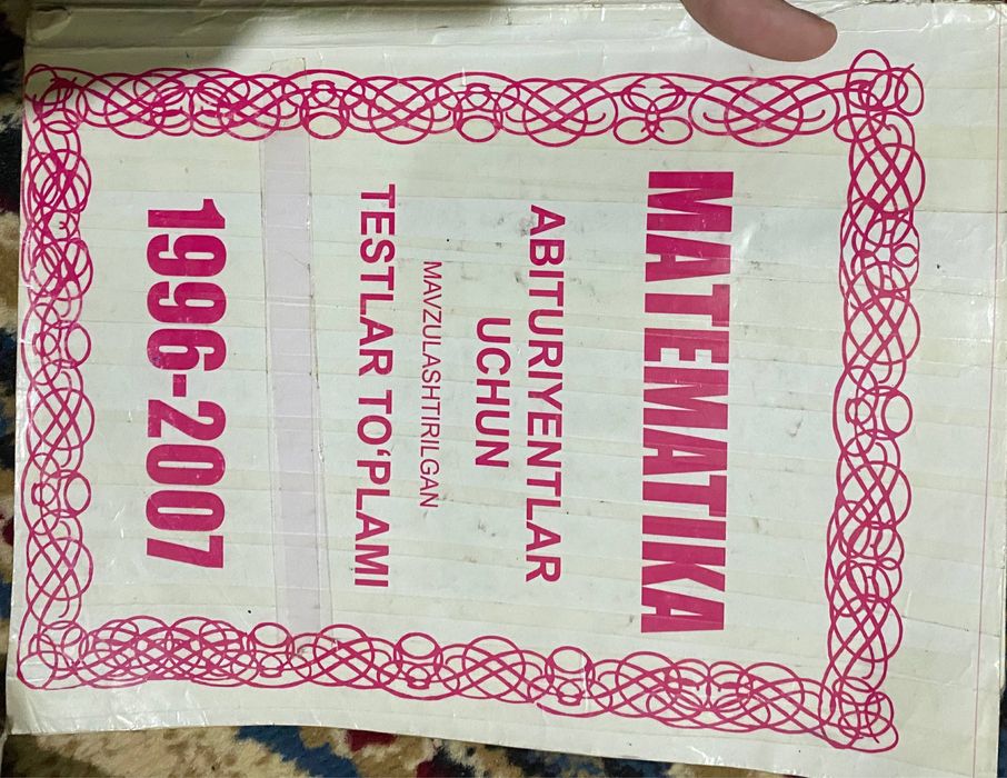 Abiturientlar uchun Matematika to’plamlari