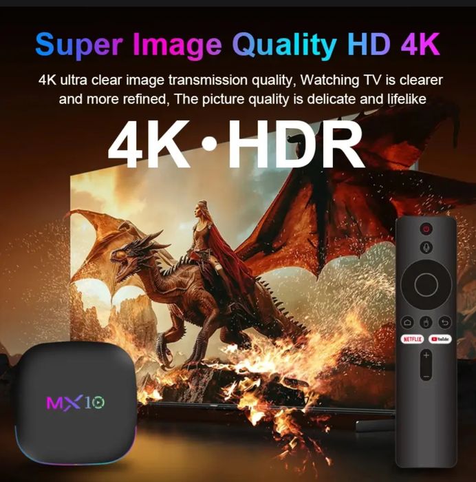 Тв бокс Google tv 4k