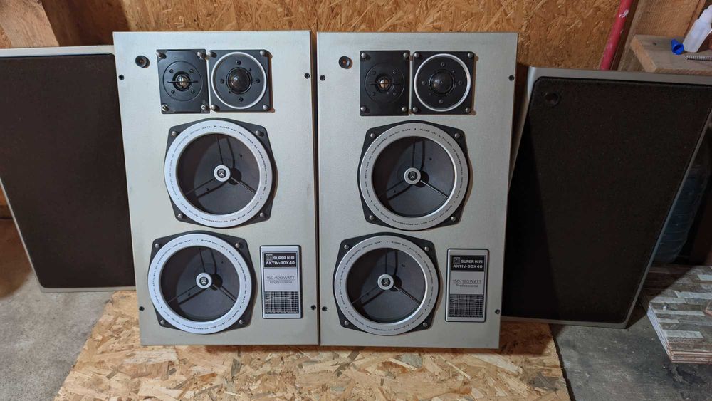 Boxe Active de Legendă Grundig Super HiFi Aktiv-Box 40 Professional