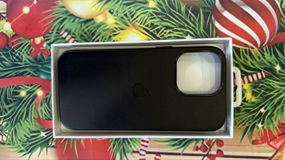 14 pro MAX оригинален кожен кейс