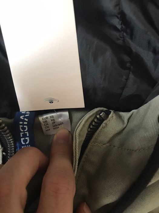 Ново с етикета НМ  меко и стилно дънково яке  ПОДАРЪК ПО ИЗБОР