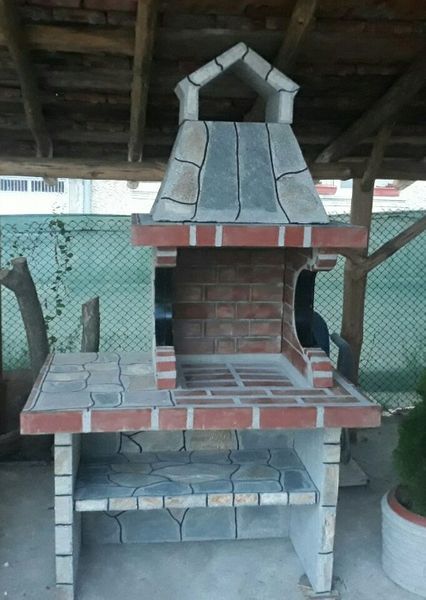 Барбекю и градинска мивка