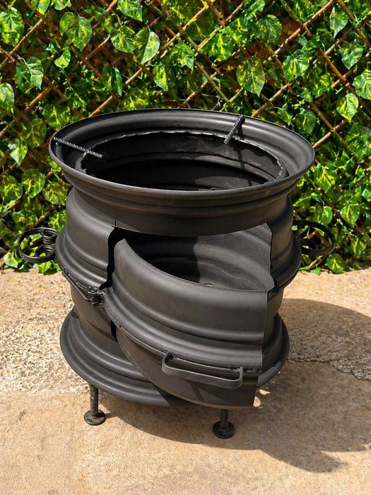 Sobă jantă cu disc 2 în 1 din aluminiu – set 399 lei