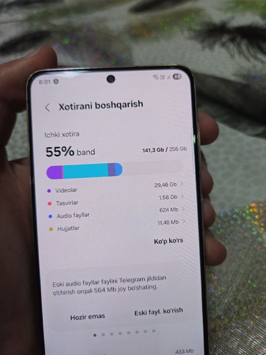 Samsung S21  holatile yahshi telefon ochilmagan usta kurmagan 100%