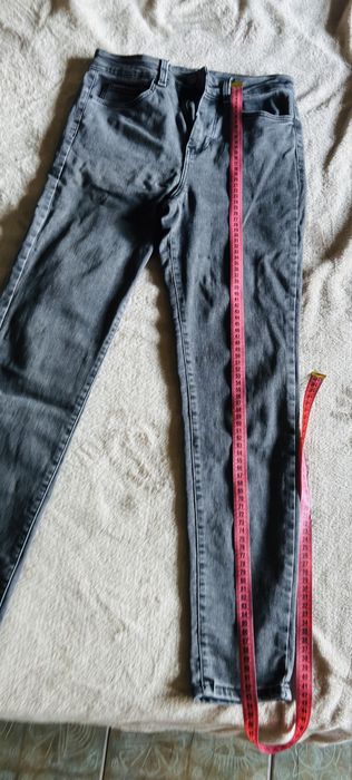 Blugi Jegging C&A Gri Inchis, Marimea 38/40