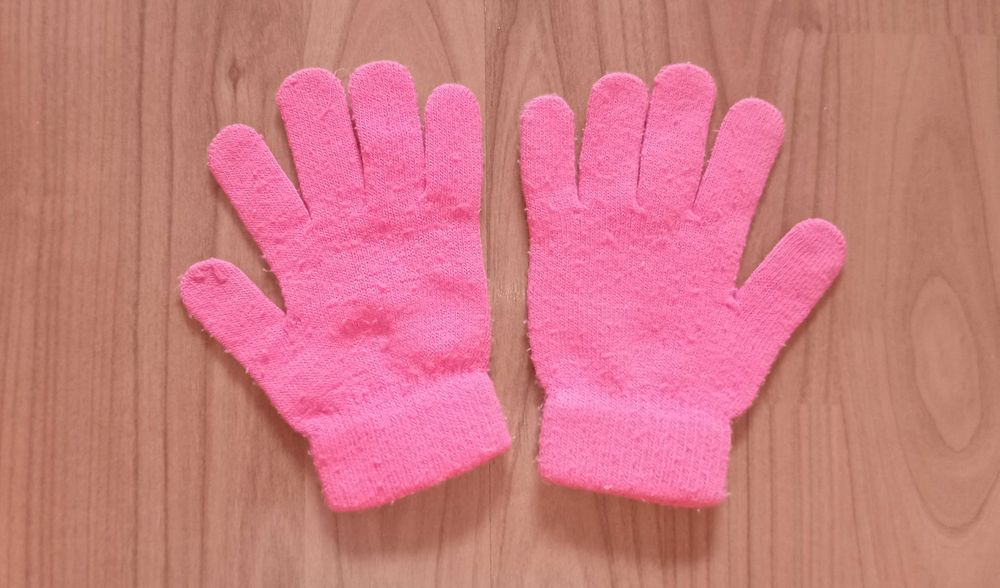 Перчатки шерстяные для девочки - 500 тенге