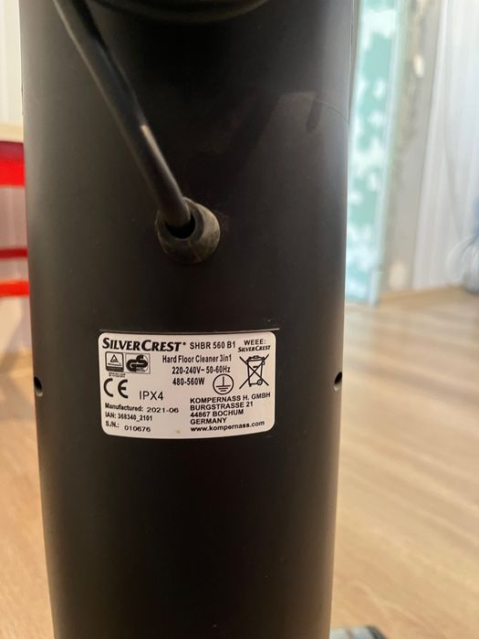 Aspirator vertical Silvercrest (Lidl) 3 în 1 - Aspiră și spală