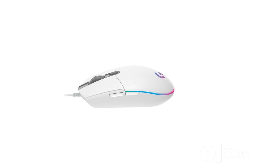 ( Проводная игровая мышь Logitech G203 Lightsync White