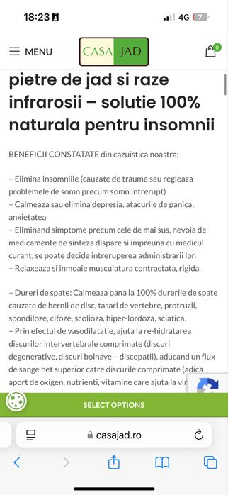 Saltea cu turmalina si pietre de jad