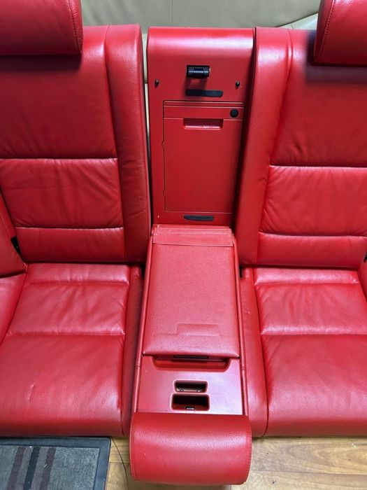 Красный салон BMW E60