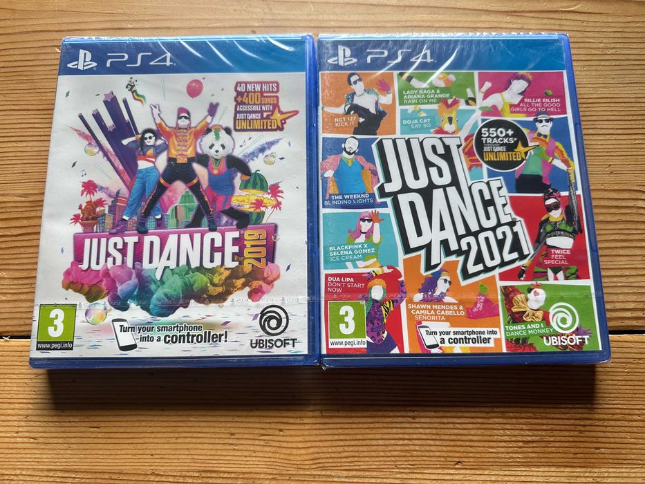 Чисто Нови!  Just Dance 2019 + Just Dance 2021 PlayStation 4 PS4 PlayStation 5 PS5