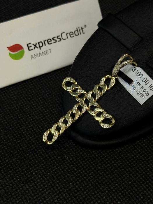 (AG51) Medalion aur 14k 6.50g b785 - Garantie 2 ani!